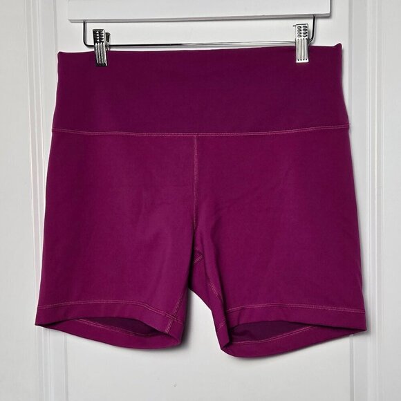 Lululemon Wunder Train High-Rise Short 6" - 14 Magenta Purple - Picture 3 of 7